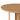 Custom Oak Project Grade Round Dining Table and Sideboard Set