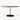 Scandinavian Oval Solid Oak Commercial Dining Table with Steel Base