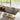 Premium Project-Grade Solid Dark Wood Rectangular Commercial Dining Table