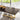 Premium Project-Grade Solid Dark Wood Rectangular Commercial Dining Table