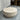 Architectural Round Concrete Coffee Table with Engineered Wood Veneer Base