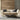 Weathered Solid Wood Coffee Table with Integrated Lower Storage Shelves