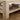 Solid American Oak Square Coffee Table with Fluted Pedestal Detail