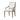 Contemporary Oak Frame Fabric Upholstered Commercial Grade Dining Chair