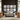 Project Grade Rectangular Solid Wood Coffee Table with Marble Inlay Top