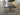 Solid Wood Rectangular Dining Table with Cast Metal Tapered Stanchions