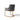 Modern Commercial Marble Dining Table Set with Metal Pedestal Base