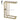 Premium Gold Finish Architectural Metal Pedestal Side Table Fit-Out
