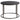 Handcrafted Antique Bronze Metal Nesting Coffee Table for Commercial Fitouts