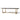 Solid Wood Rectangular Dining Table with Cast Metal Tapered Stanchions