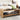 Architectural Rectangle Seagrass Coffee Table for Commercial Retail Projects