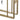 Premium Gold Finish Architectural Metal Pedestal Side Table Fit-Out